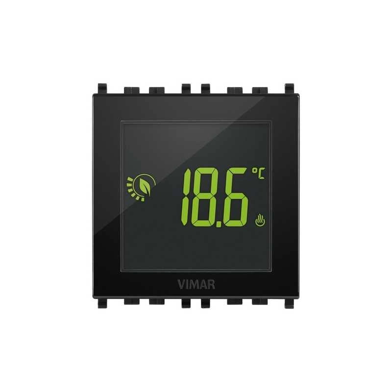 02950 Termostato Touch 2M 120-230V Nero