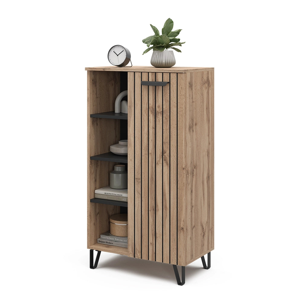 Vicco Credenza Marrone 35 x 110 cm con 1 porta