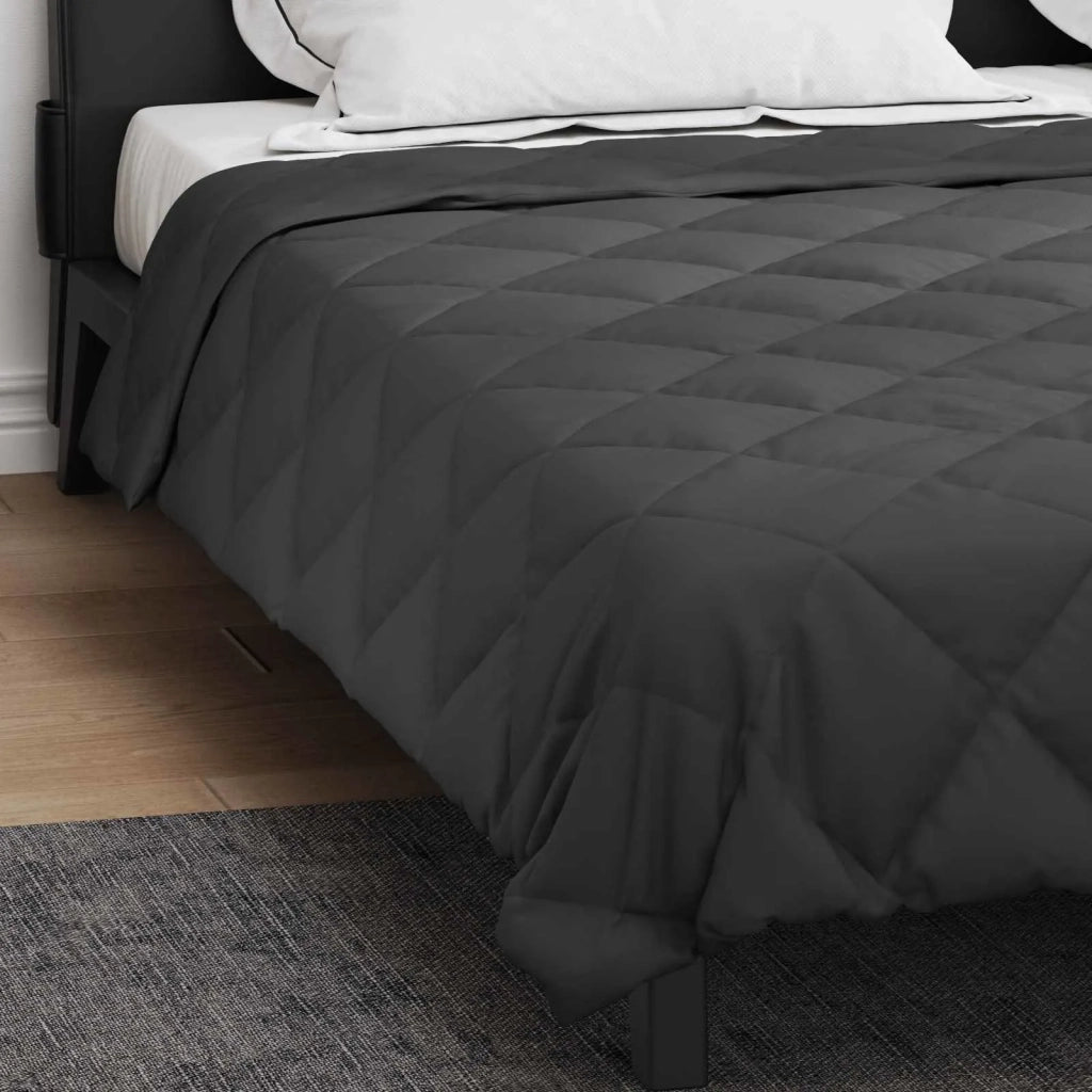 Duvet Estivo Antracite 220 x 200 cm Microfibra 42025412