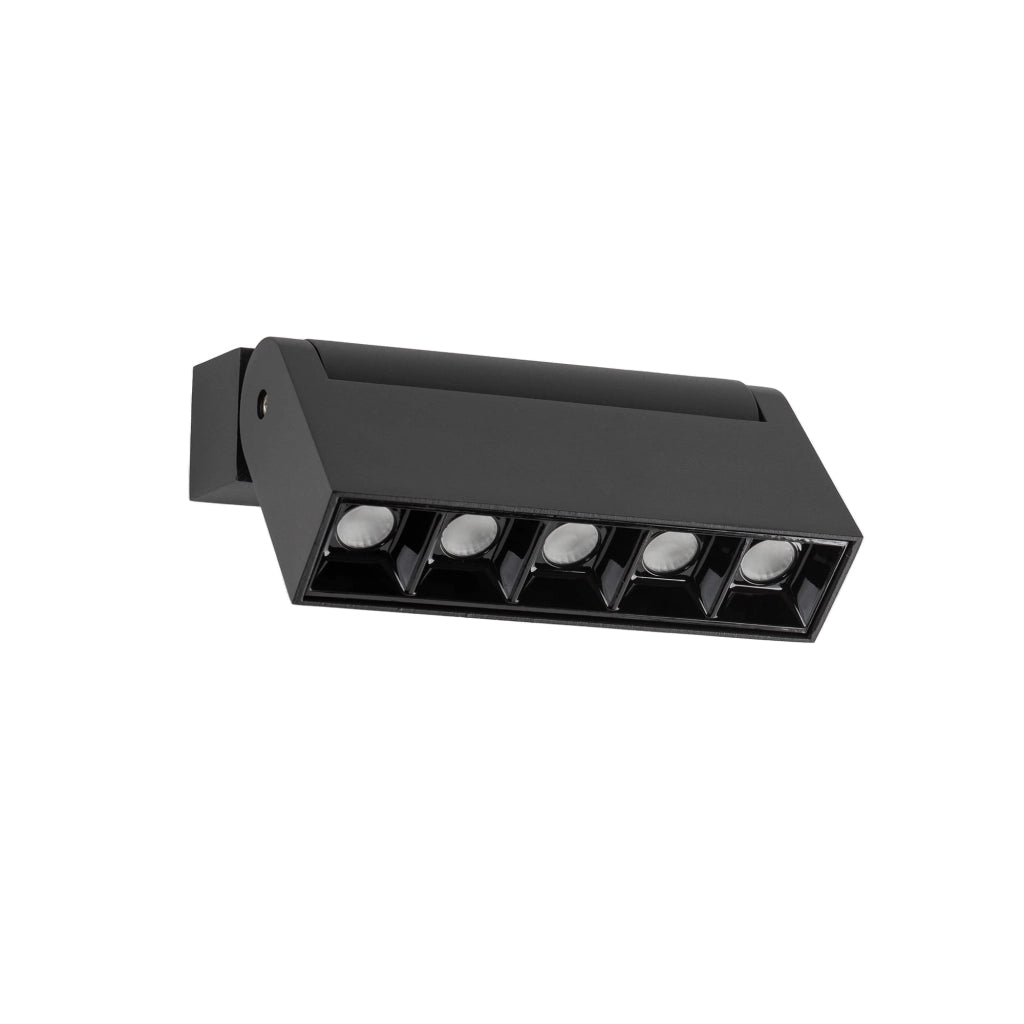 Nowodvorski Focus Mini LED faretto 5 luci 10W nero 3000K