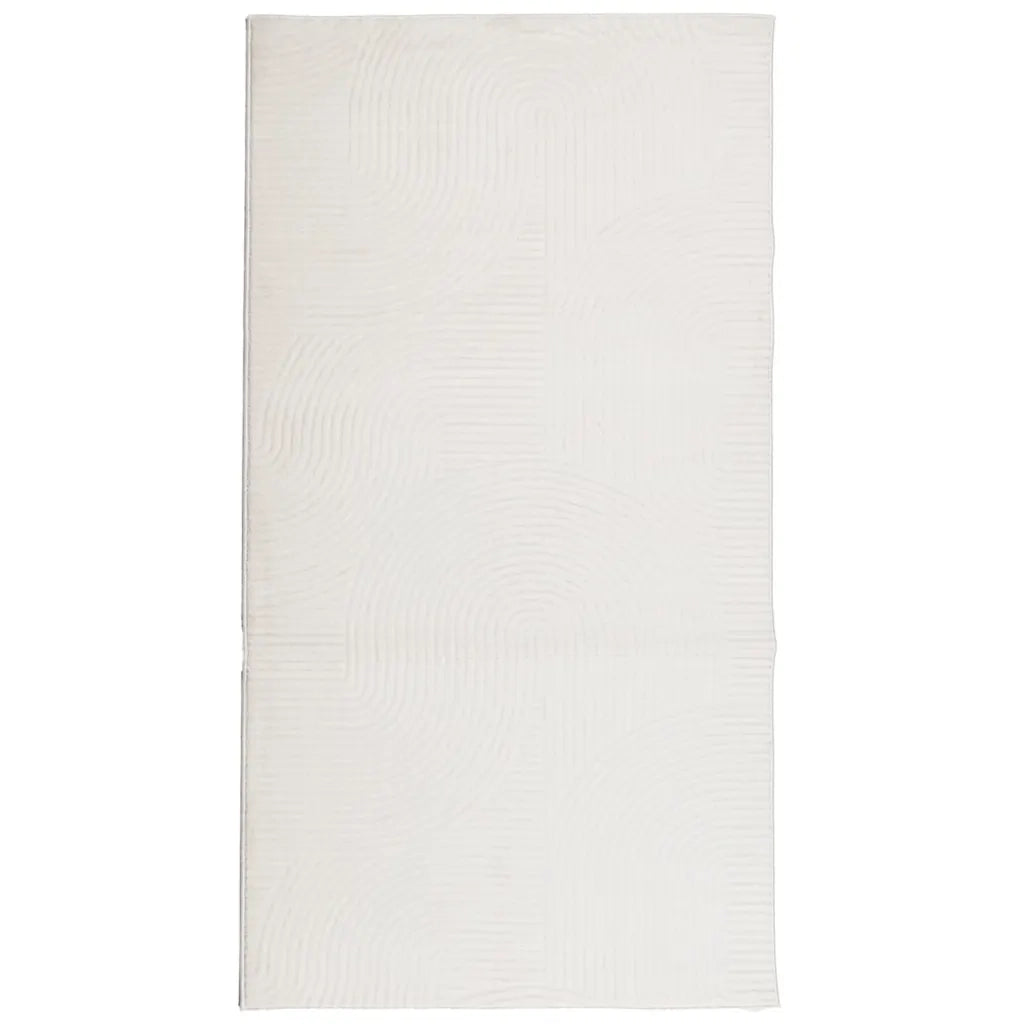 Tappeto IZA a Pelo Corto Aspetto Scandinavo Crema 80x150 cm 375438