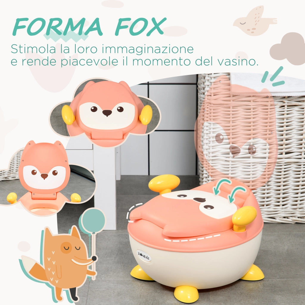 Vasino per Bambini con Schienale e Braccioli ¨C Minimal ¨C Rosa