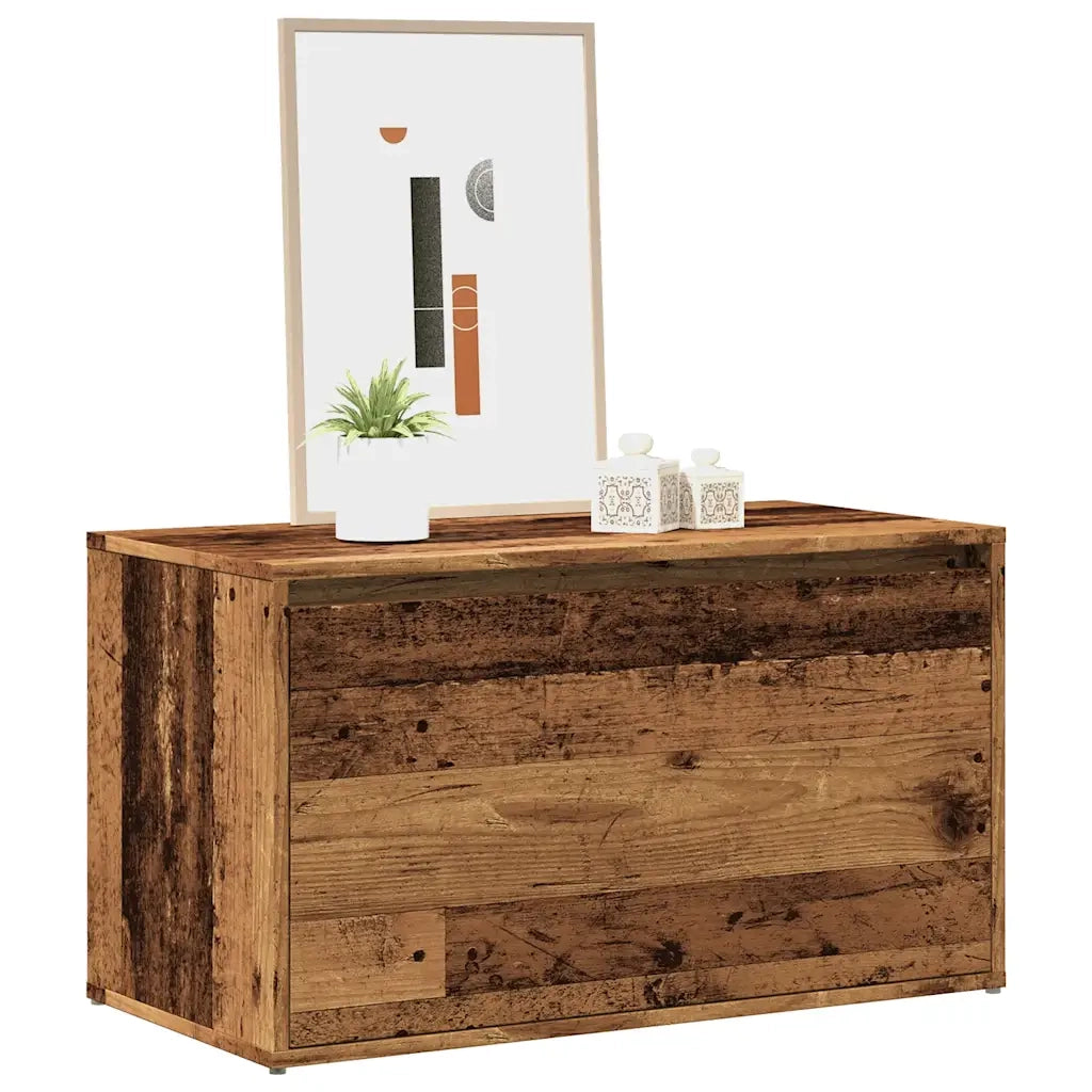 Panca Ingresso 80x40x45 cm Legno Vecchio Legno Multistrato 856752