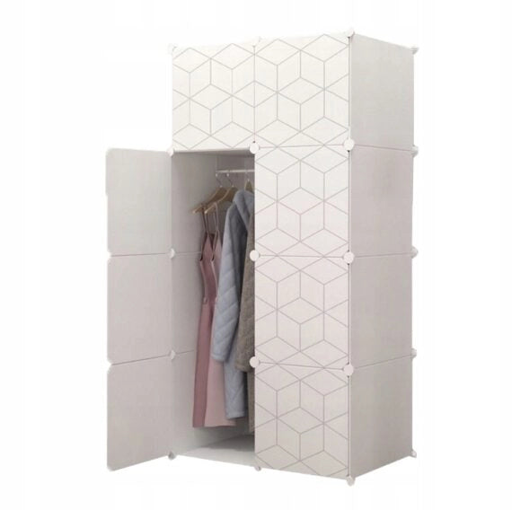 Armadio bianco 147x75x47 cm