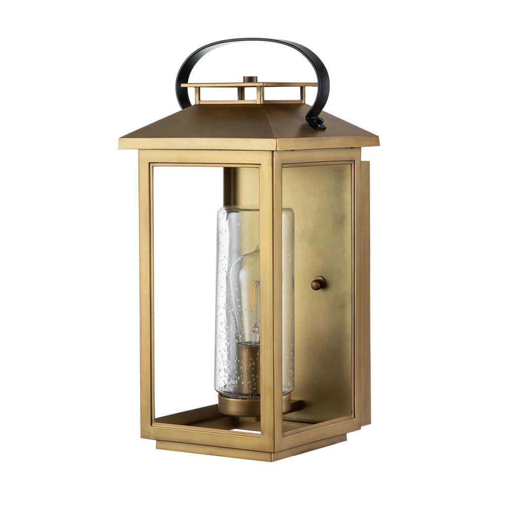 Applique esterna Atwater ottone anticato E27 60W Quintiesse