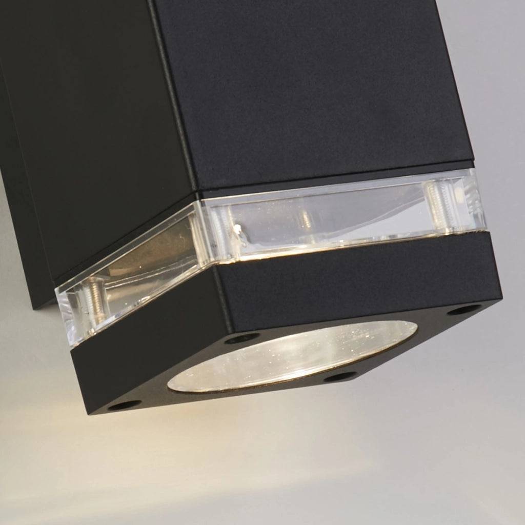 Lampada da parete per esterni Houston nera