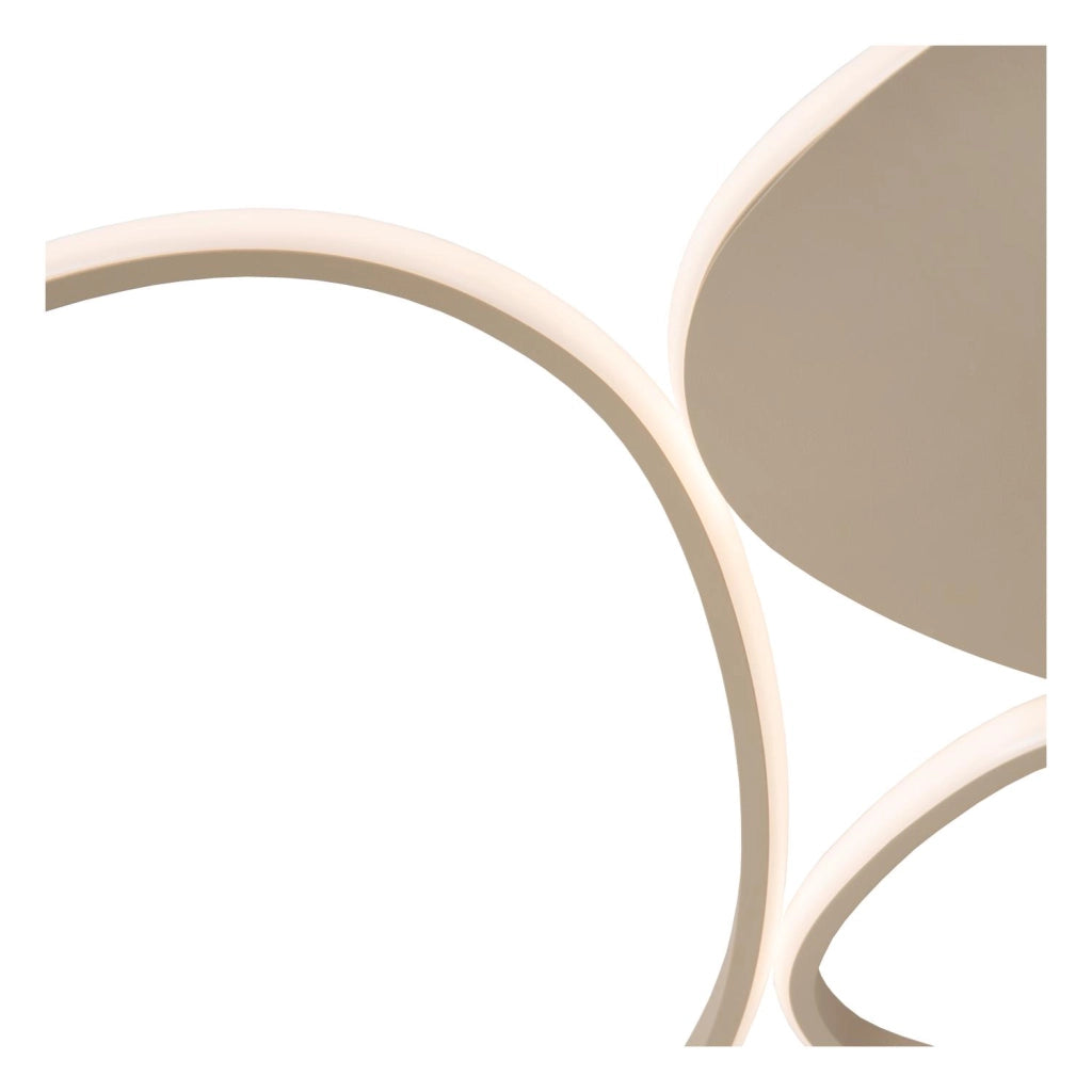Lampada da soffitto LED taupe SAMLING Lucide