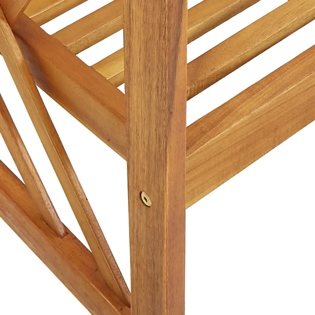 Sedie da Giardino 2 pz in Legno Massello d'Acacia 310266