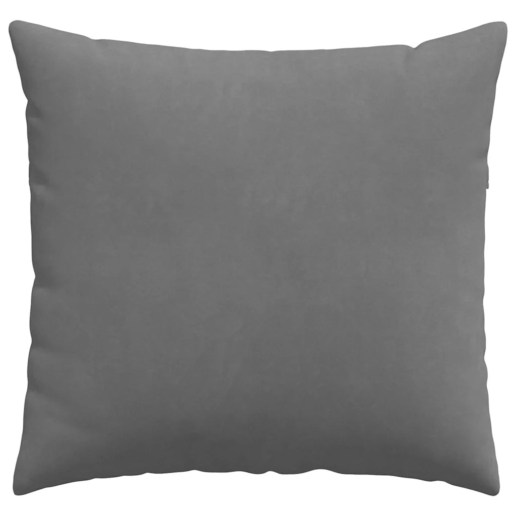 Cuscini da Divano 2 pz-Set di 2 Cuscini per Sofa Grigio scuro 45 x 45 cm Tessuto 850327