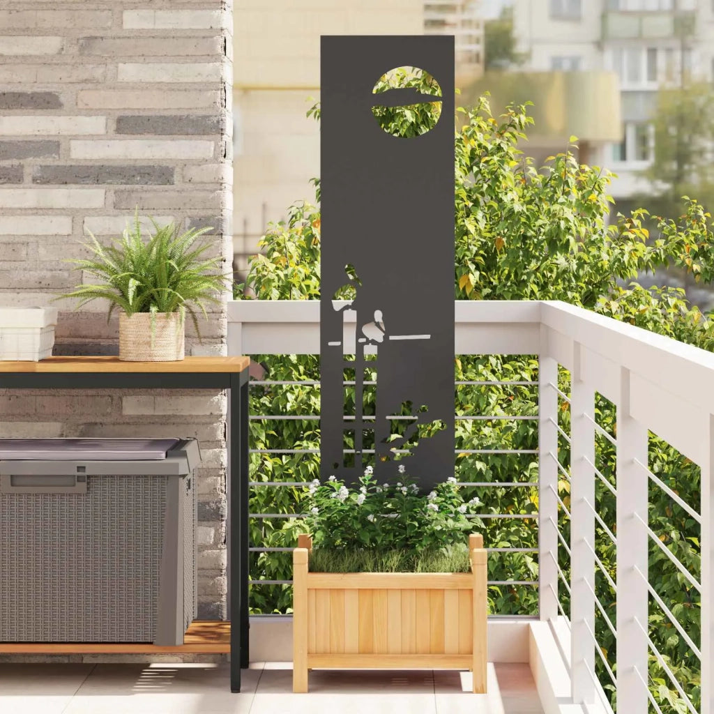 Schermo per privacy in giardino Traforo Nero 32 x 140 cm CFW7301696