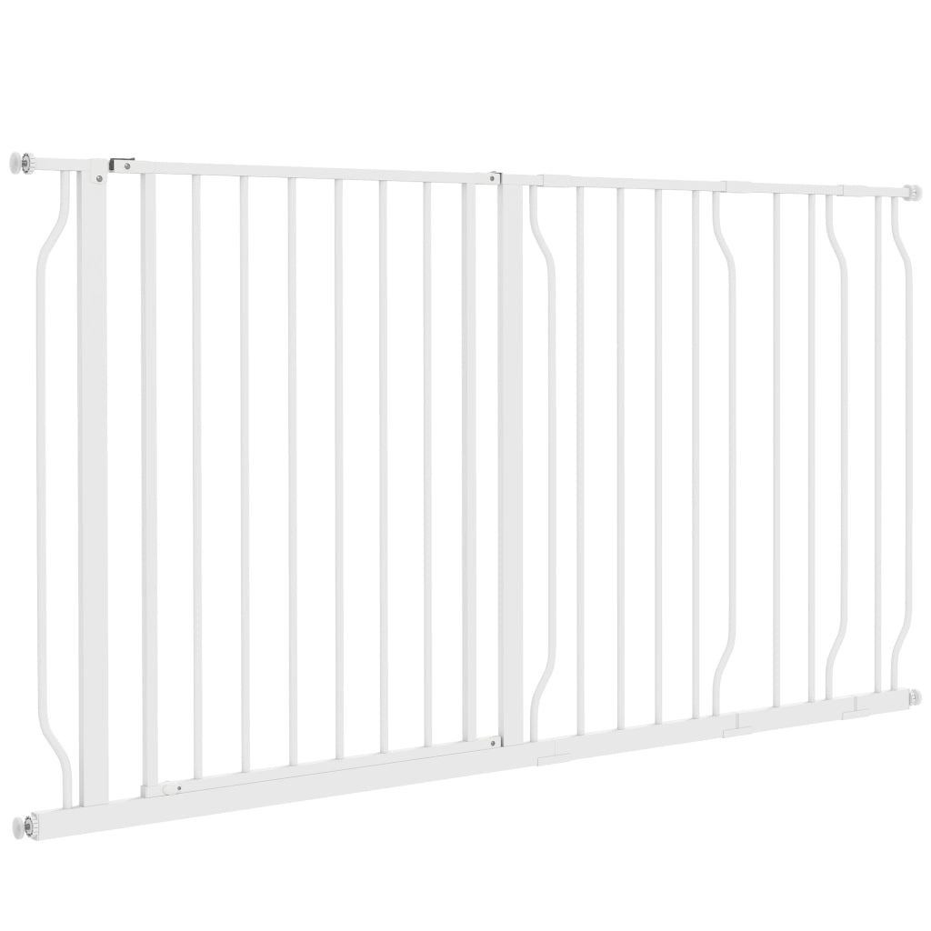 Cancello per Cani Estensibile ¨C Minimal ¨C Bianco 75-145 cm