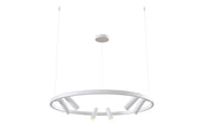 Lampadario LED bianco Maytoni Satellite 6 luci 42W