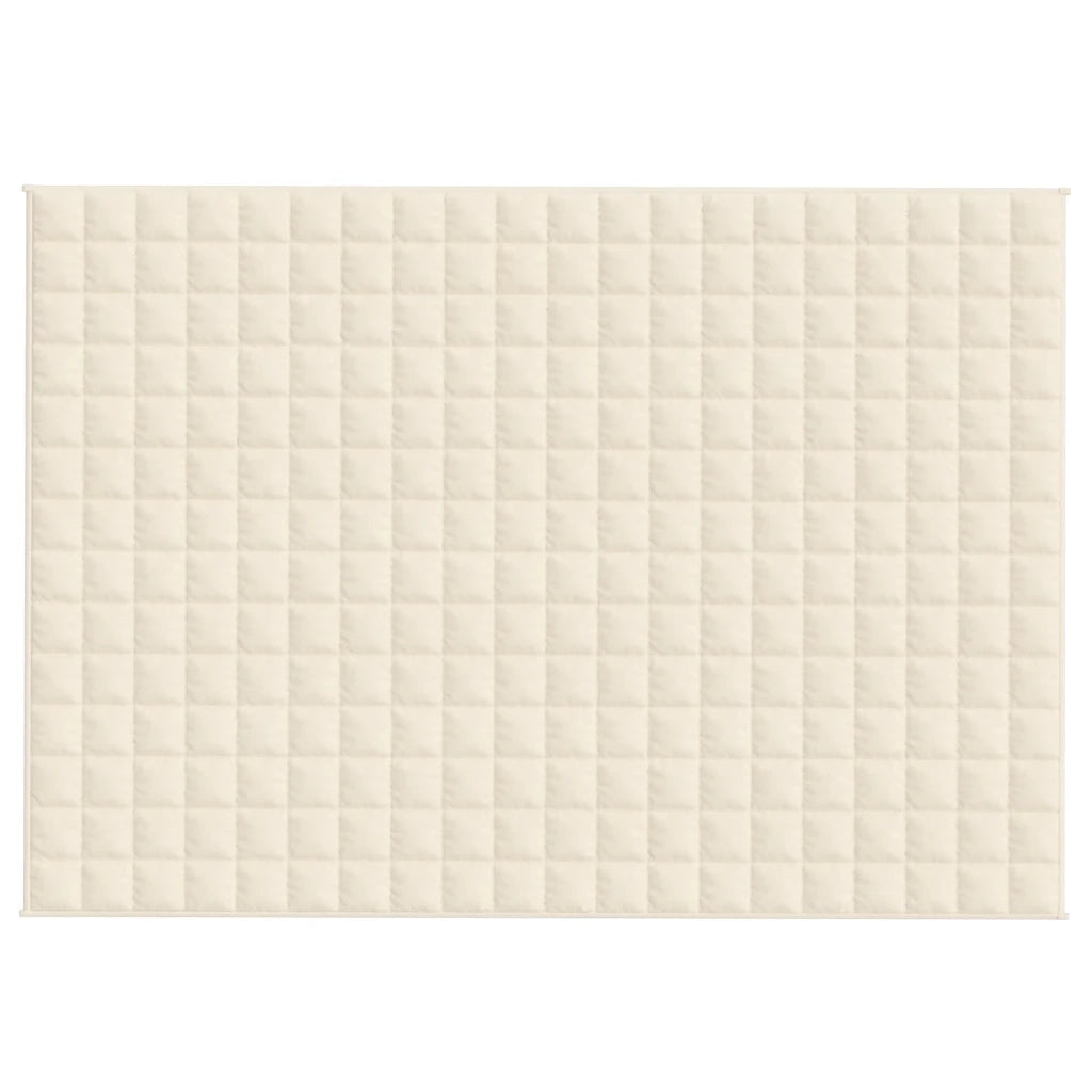 Coperta Ponderata Crema Chiaro 138x200 cm 6 kg Tessuto