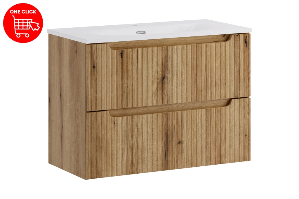 Set mobili bagno 80 cm con lavabo per mobile SKY Nova Coast Evoke 80 x 1401 x 40 cm