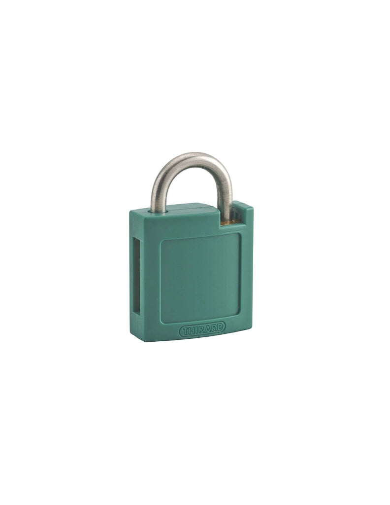 Set di gusci ABS anteriore e posteriore verdi per lucchetto M3 40 mm – THIRARD