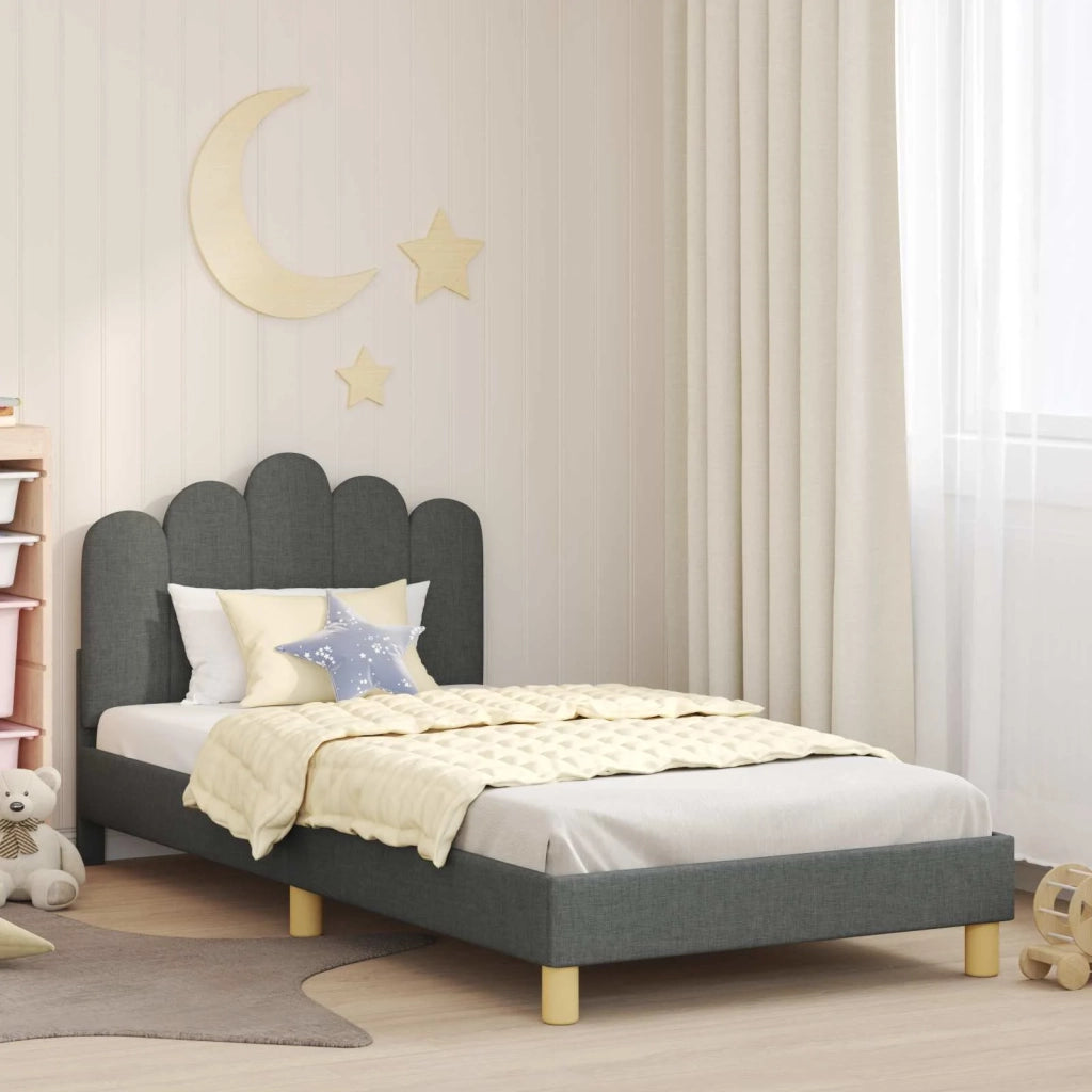 Struttura letto bambini con testata Grigio scuro 90 x 200 cm 42011060