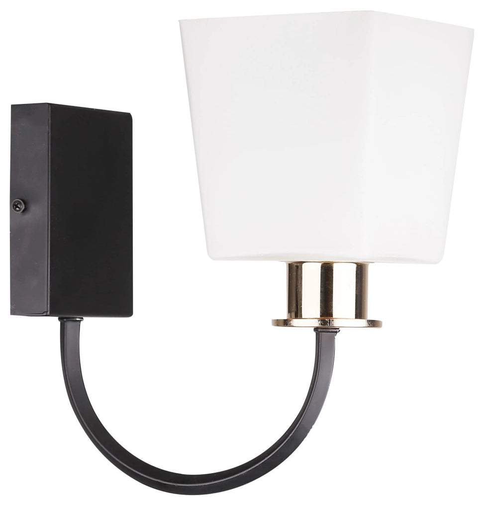 Applique Schubert 1xE27 40W nero/bianco - Candellux