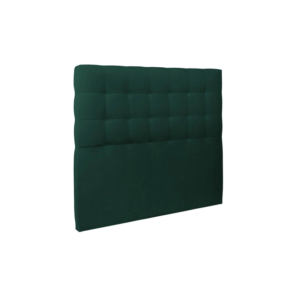 Letto 200x200 cm con testata imbottita - Tessuto velluto