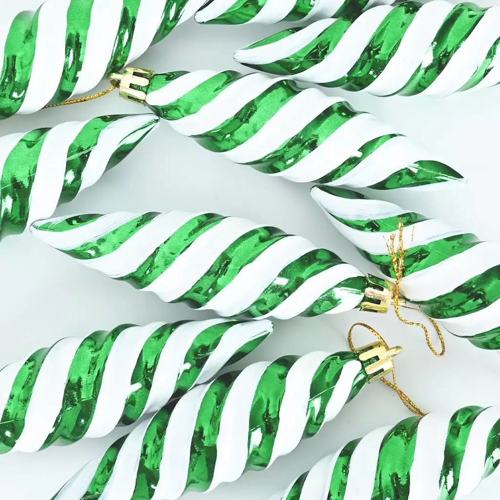 Palla a spirale di Natale 40 pcs Verde Plastica 42018902