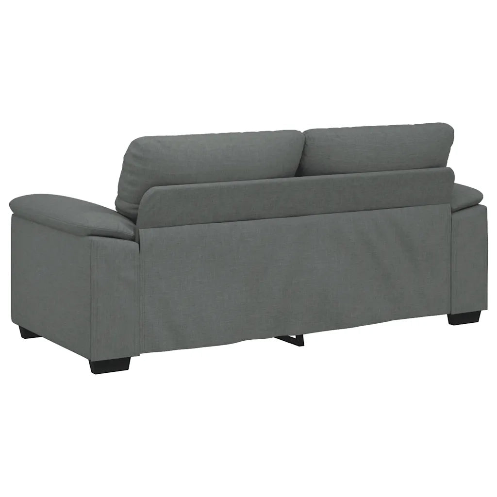 Divano a 2 Posti-Sofa 2 Posti Grigio Scuro 140 cm in Tessuto 747004