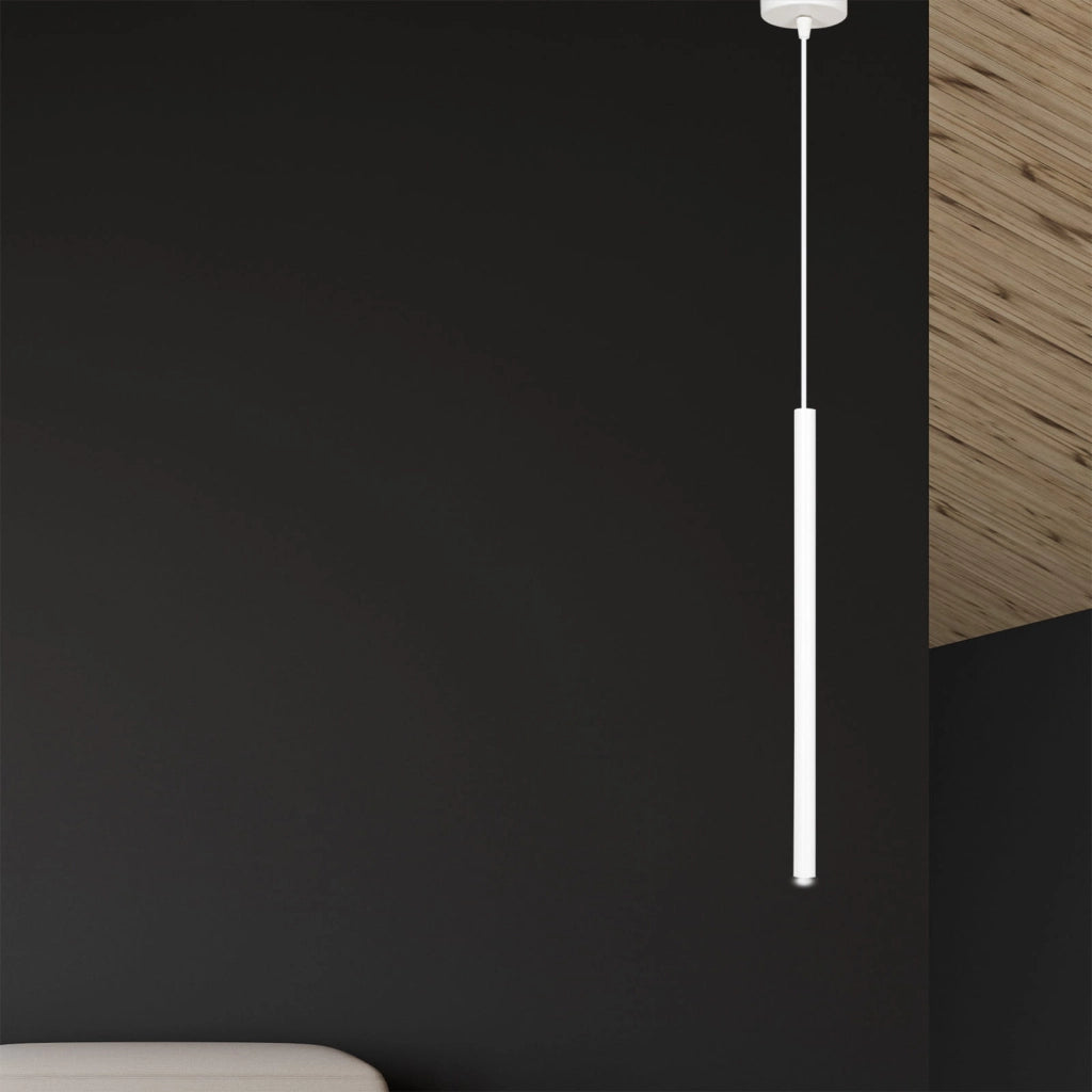 Lampada a sospensione Emibig Selter 1 bianca G9 120cm