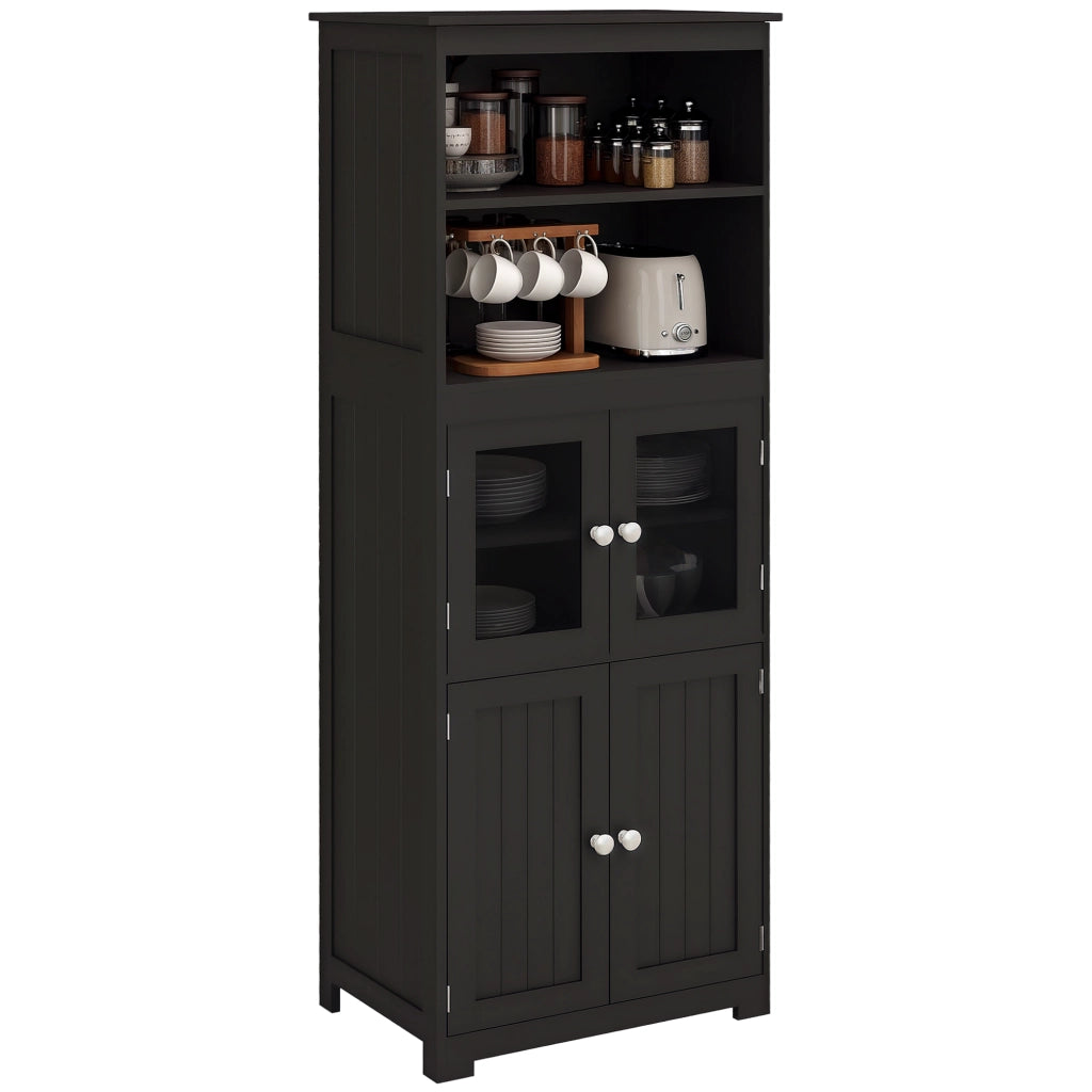 Armadio per Cucina ¨C Minimal ¨C Nero 60x30x162 cm