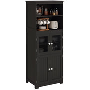 Armadio per Cucina ¨C Minimal ¨C Nero 60x30x162 cm