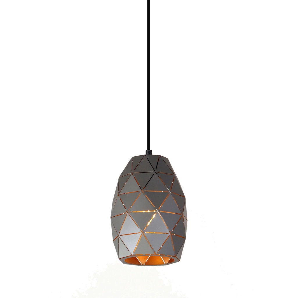 Lampada a sospensione Italux Harley grafite oro Ø15 E27