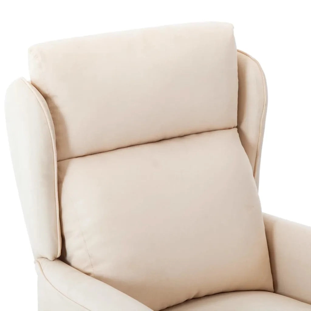 Sedia da massaggio Crema 93.5 x 67.5 x 101.5 cm Tessuto 348358