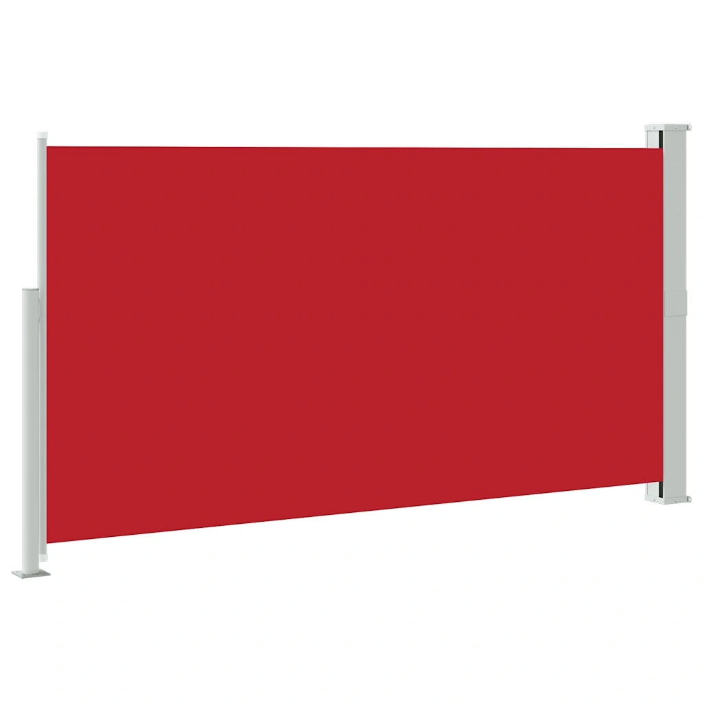 Tenda Laterale Retrattile per Patio 170x300 cm Rosso 48367