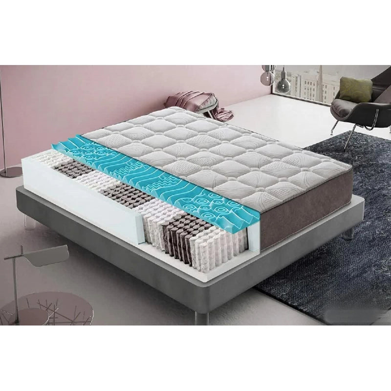 Materasso "Mix" a molle insacchettate e memory foam - 120x190
