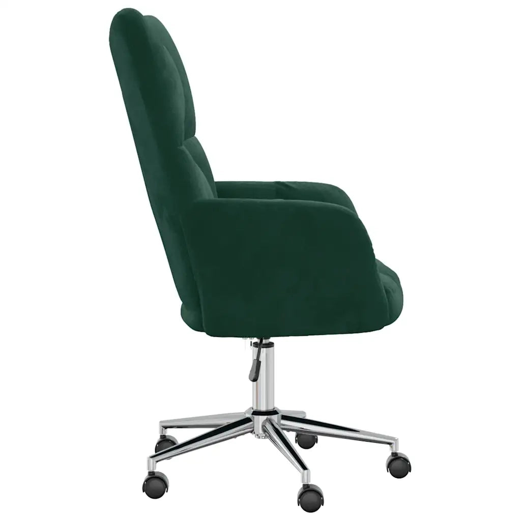 Poltrona Relax Verde Scuro in Velluto 328163