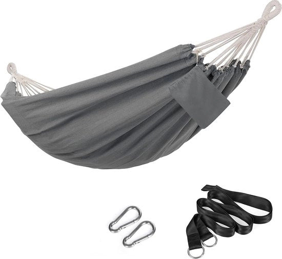 Hangmat in Grigio 210x150cm - Comfortevole e Sostenibile