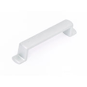 MANIGLIA SQUADRATA ARGENTO 128MM TIPO C