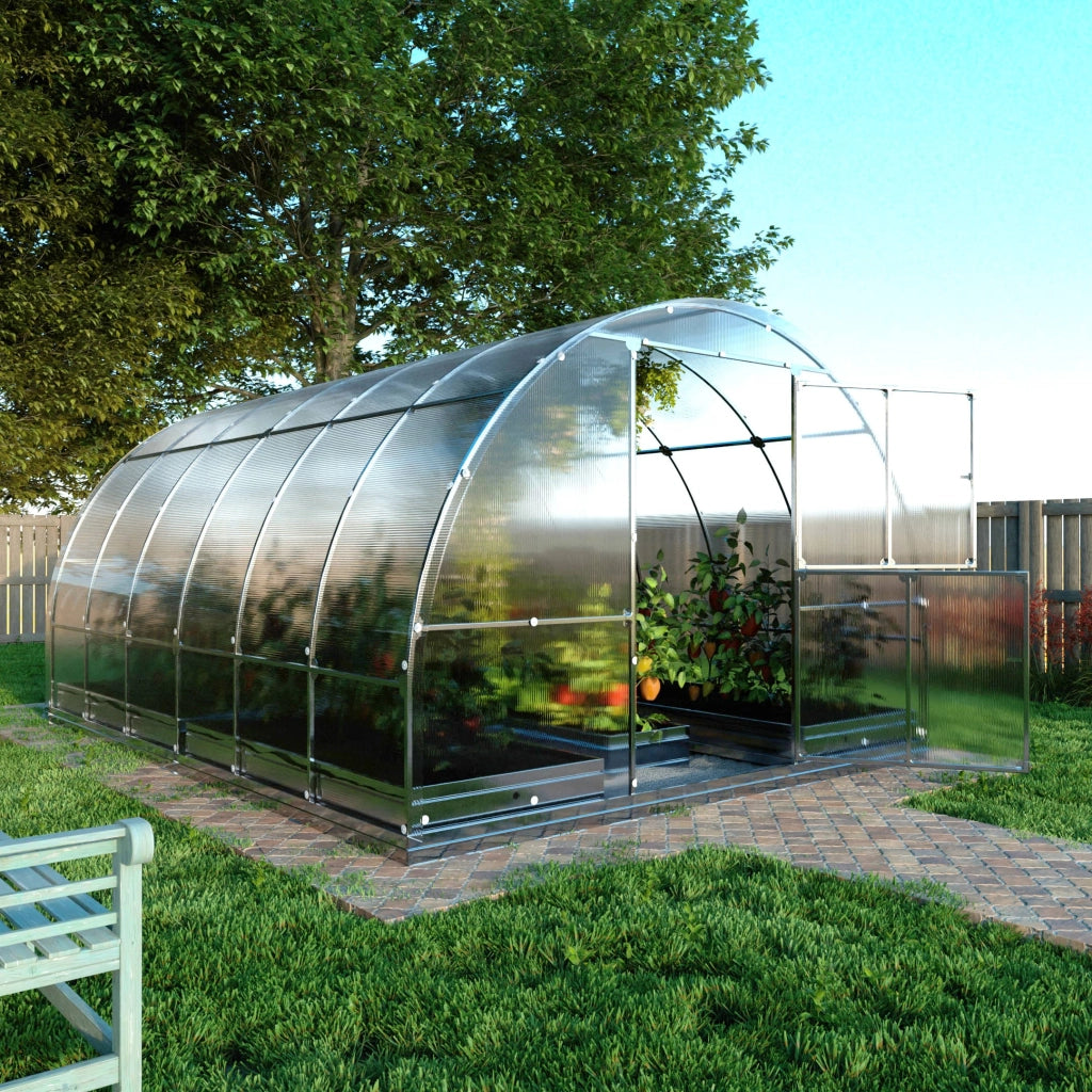 Serra da giardino KLASIKA TUBE 3 x 4 m (12 m²), 6 mm con rivestimento in policarbonato