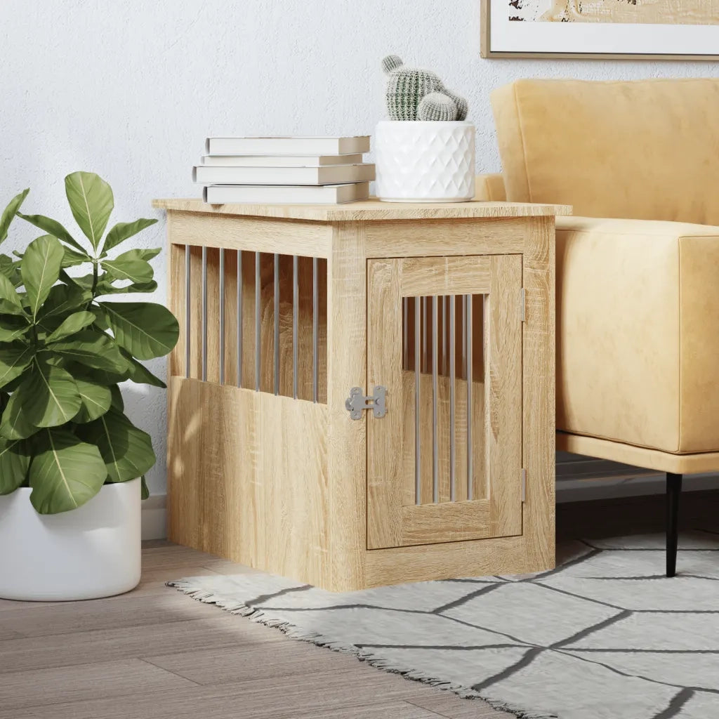 Gabbia Cani da Arredamento Rovere Sonoma 45x62x59cm Multistrato CFW7077234