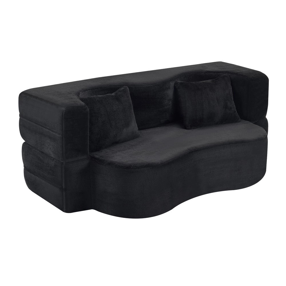 Divano Letto Futon Pieghevole ¨C Xylo ¨C Nero