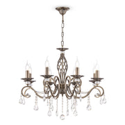 Lampadario a candelabro Grace Maytoni 8xE14 ottone