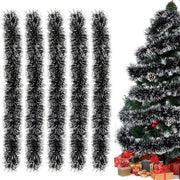5 Pacchi di Nastro di Natale Nero da 5 Stuks