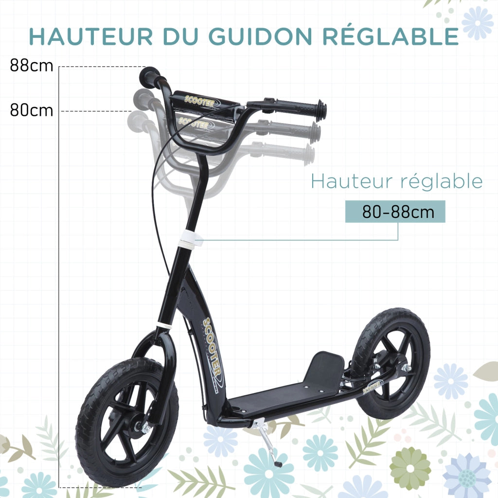 Trottinette Bambini ¨C zephmum ¨C 30 cm, Acero, Nero