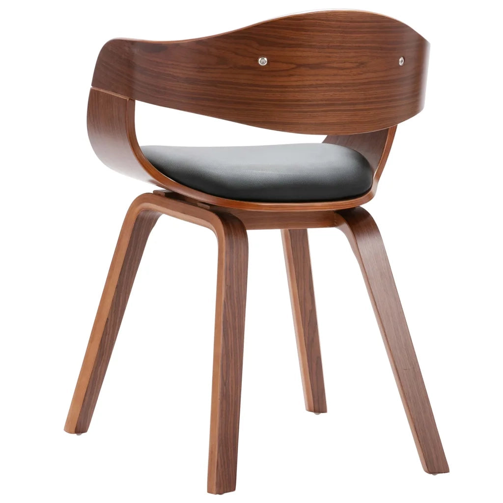 Sedie da Pranzo 6 pz in Legno Piegato e Similpelle