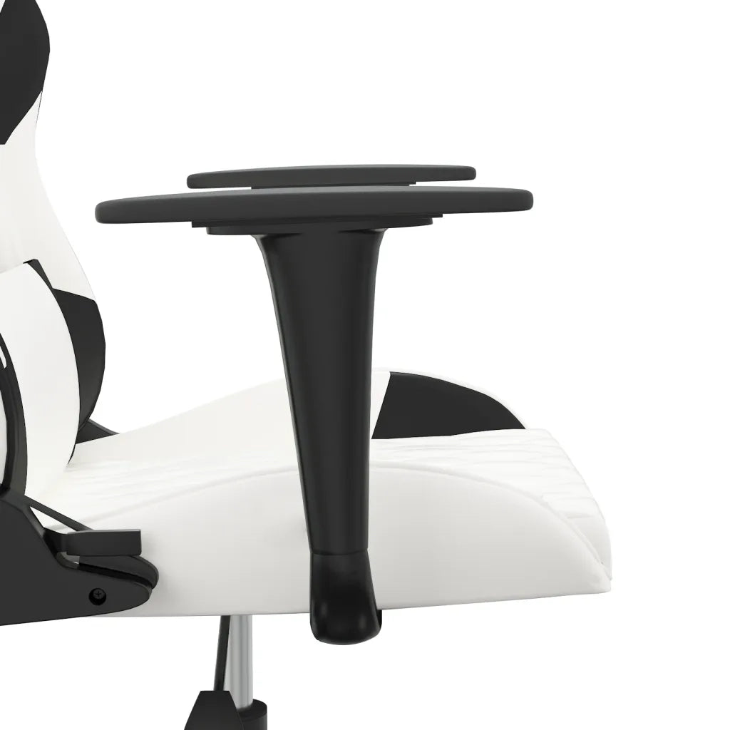 Sedia da Gaming Bianco e Nero in Similpelle 3143762