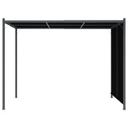 Pergola da Giardino con Tetto Retrattile-Gazebo da giardino 3x3 m Antracite