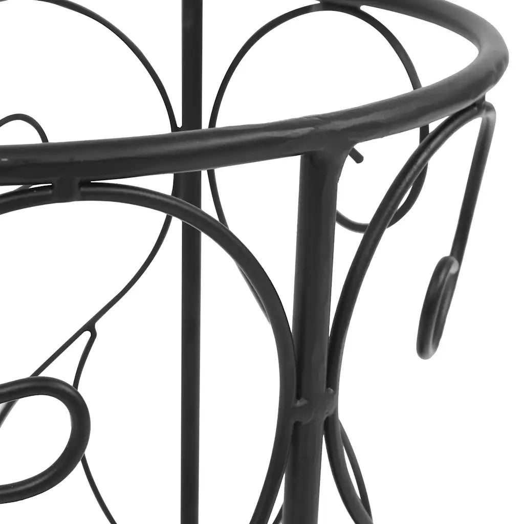 Portaombrelli Stile Vintage Metallo 26x46 cm Nero CFW9269448