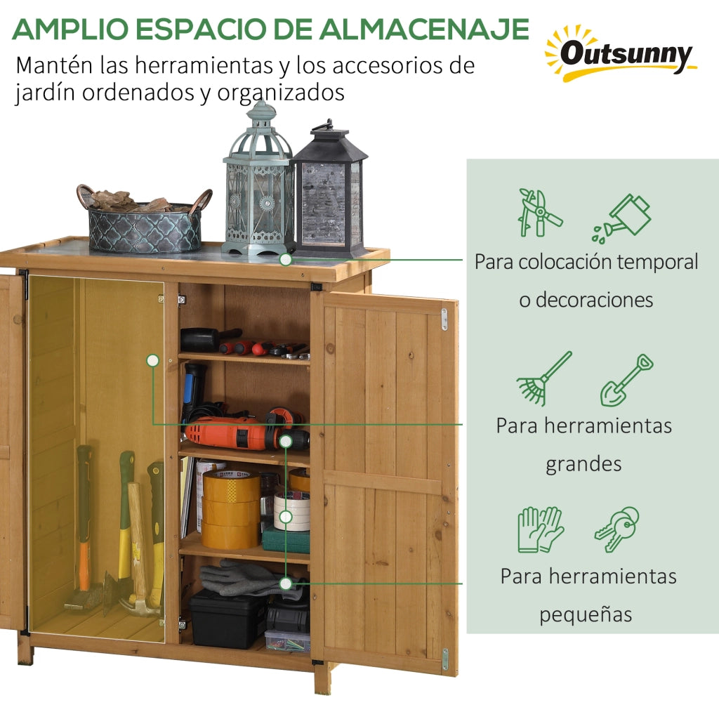 Armadio da Giardino ¨C Minimal ¨C Legno 75x40x90 cm