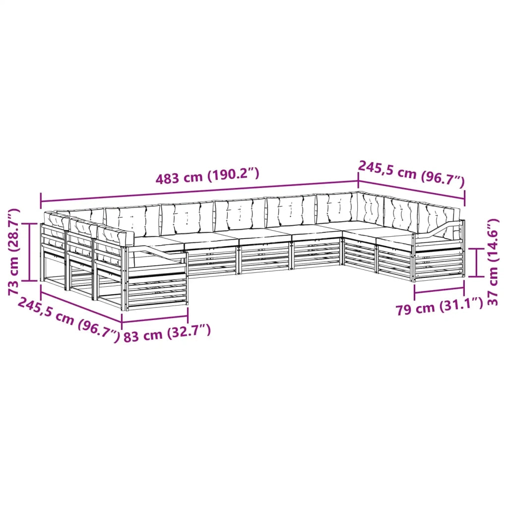 Set divani 10 pz 3391252