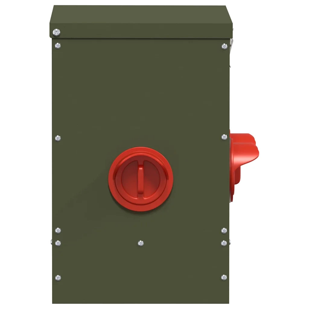 Feeder per pollo Verde oliva 40,5 x 25 x 38 cm 874652