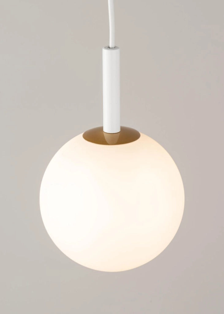 Lampada a sospensione moderna bianca vetro Gama G9 Sigma