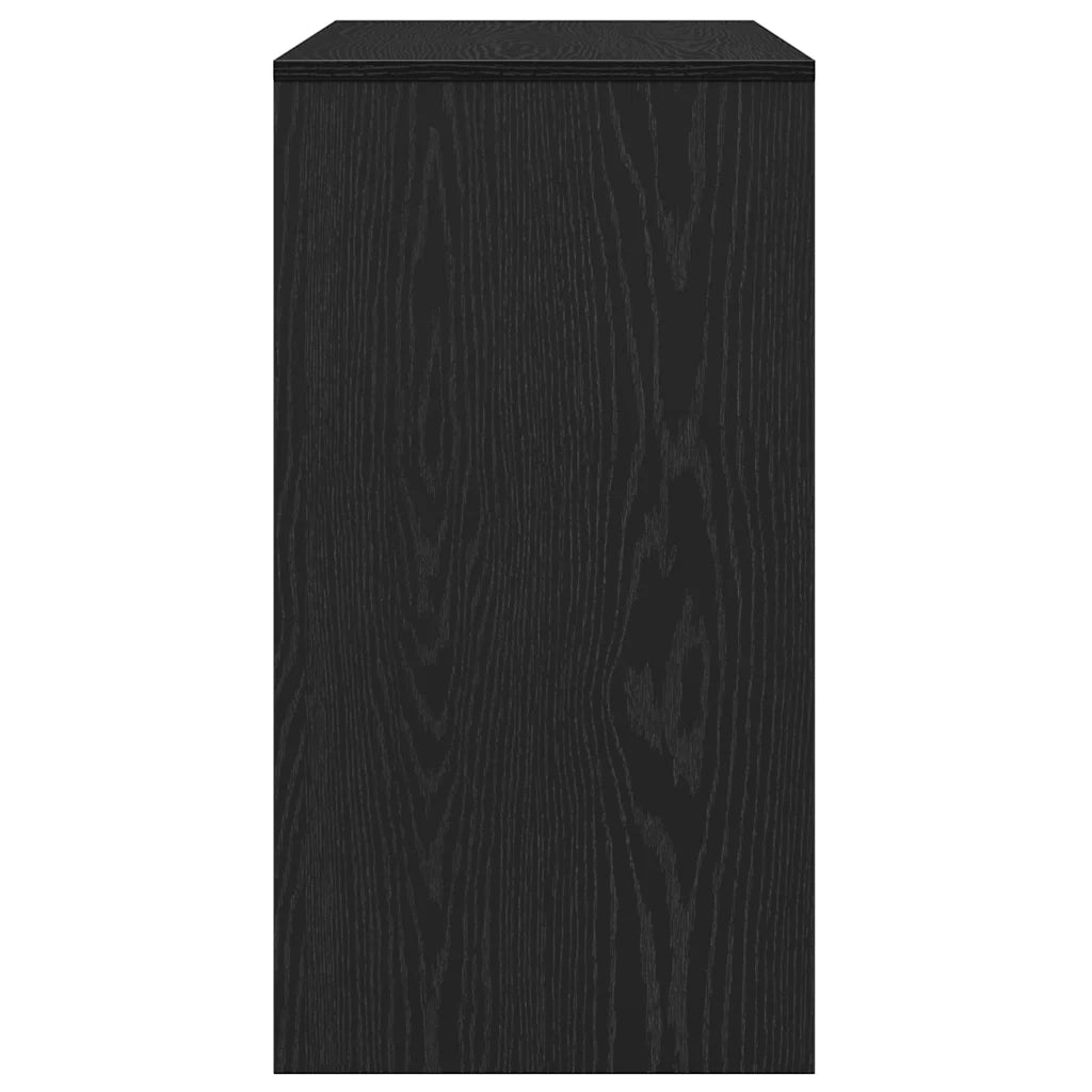 Tavolino Consolle Rovere Nero 89x41x76,5cm Legno Multistrato 862081