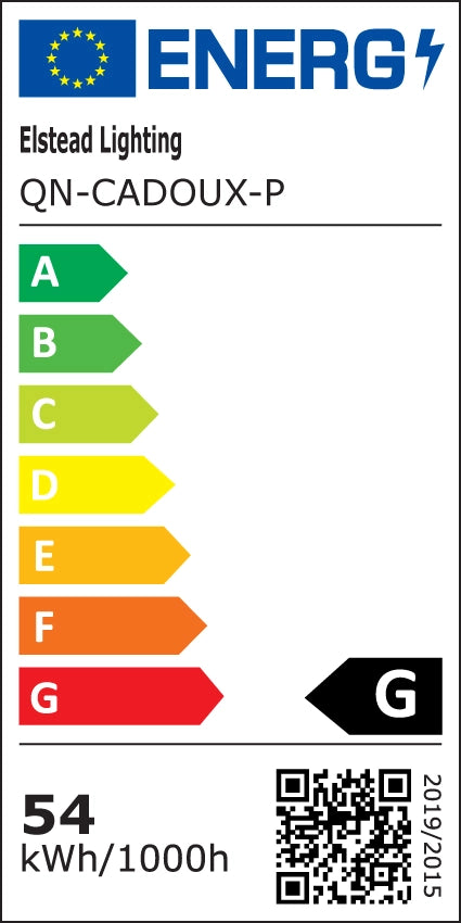 Lampada sospesa Cadoux Quintiesse nera Ø51 LED 54W
